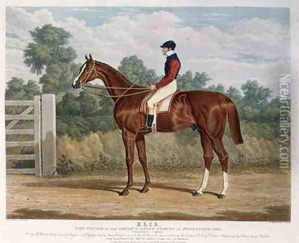 Elis the Winner of the Great St Leger Stakes at Doncaster Oil Painting - John Frederick Herring Snr