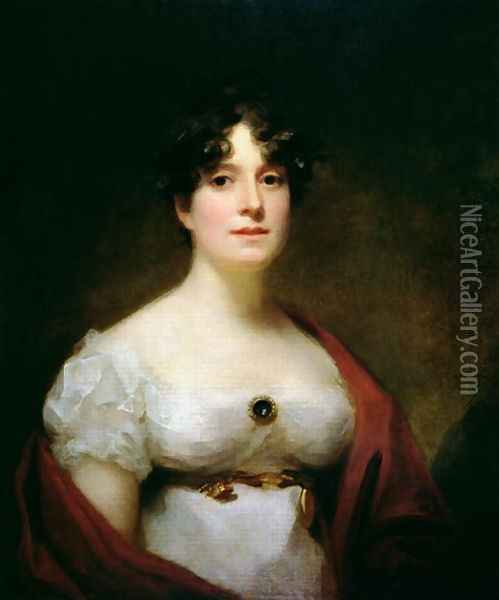 Mrs Lumsden Oil Painting - Sir Henry Raeburn