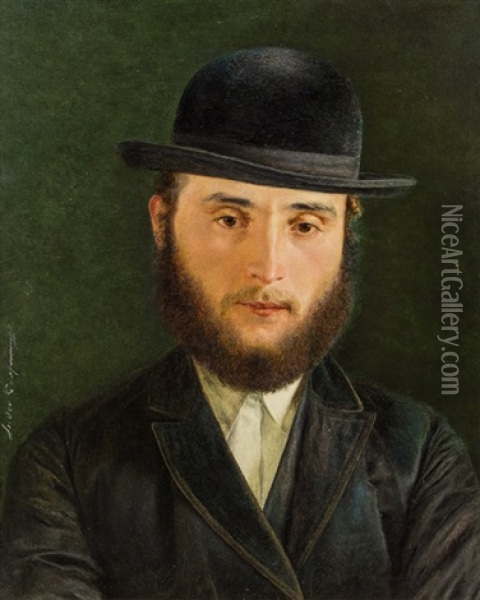 Der Talmudschuler Oil Painting - Isidor Kaufmann