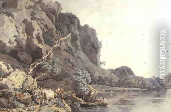Lake Windermere Oil Painting - Francis Wheatley
