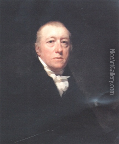 Portrait Of Rev. Dr. Robert Douglas Of Galashiels Oil Painting - Sir Henry Raeburn