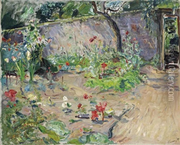 Gartenecke In Der Sonne Oil Painting - Max Slevogt