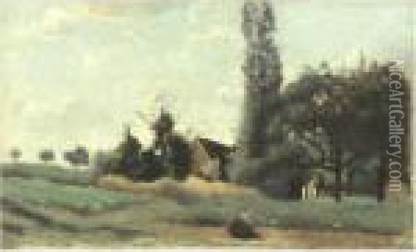 Marcoussis Oil Painting - Jean-Baptiste-Camille Corot