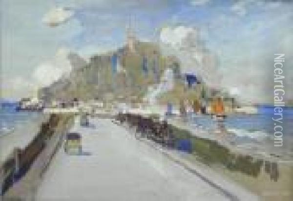 Mont Saint-michel, Brittany Oil Painting - James Kay