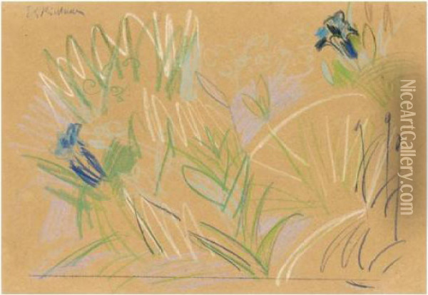 Komposition (composition) Oil Painting - Ernst Ludwig Kirchner