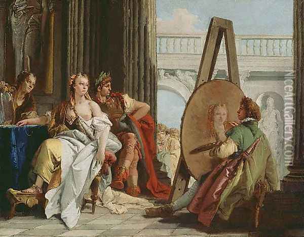 Alexander the Great Oil Painting - Giovanni Battista Tiepolo
