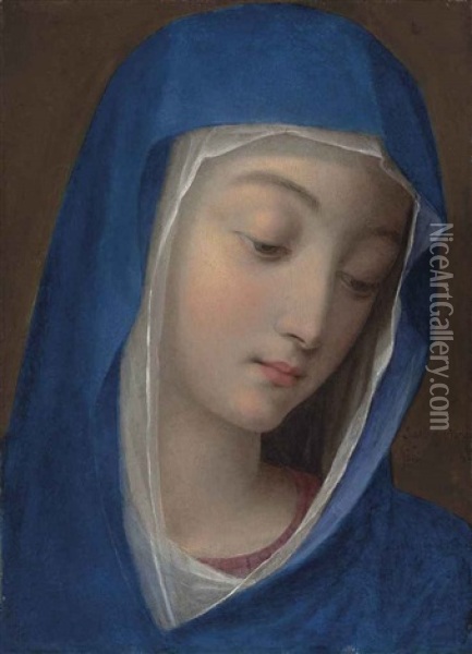 The Blessed Virgin Oil Painting - Scipione Pulzone