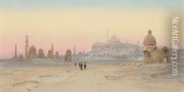 Cairo Oil Painting - Alexandre Nicolaievitch Roussoff