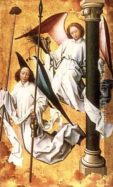 Top Right Panel Oil Painting - Rogier van der Weyden