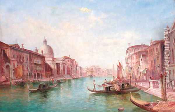 The Grand Canal, Venice 4 Oil Painting - Alfred Pollentine