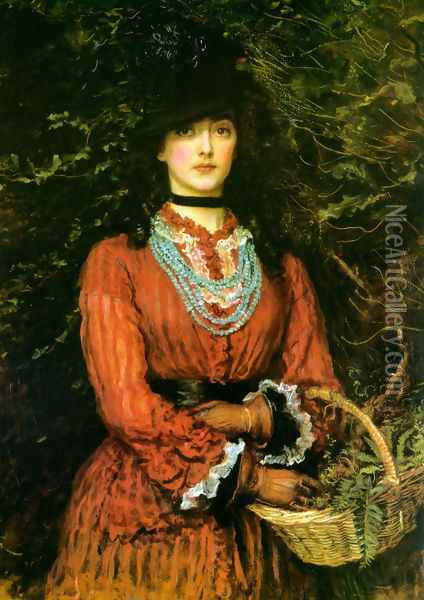 Miss Eveleen Tennant Oil Painting - Sir John Everett Millais