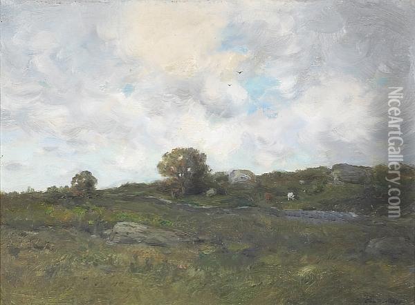 Connecticut Hills And Skies Oil Painting - Charles Paul Gruppe