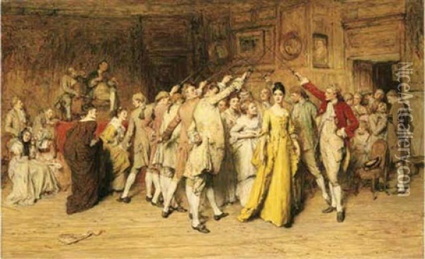 The Queen Of The Swords Oil Painting - Sir William Quiller Orchardson