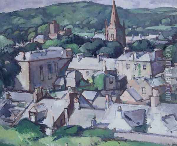 Kirkcudbright Oil Painting - Samuel John Peploe