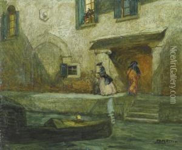 Venezia Misteriosa Oil Painting - Rodolfo Paoletti