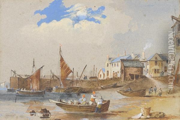 Sutton Harbour Oil Painting - Condy, Nicholas Matthews