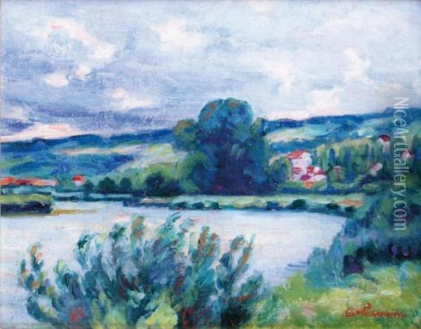 Bord De Riviere Oil Painting - Armand Guillaumin