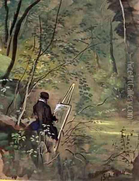 Hestercombe Woods Oil Painting - The Rev. John Eagles
