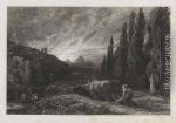 A Collection Oil Painting - Samuel Palmer