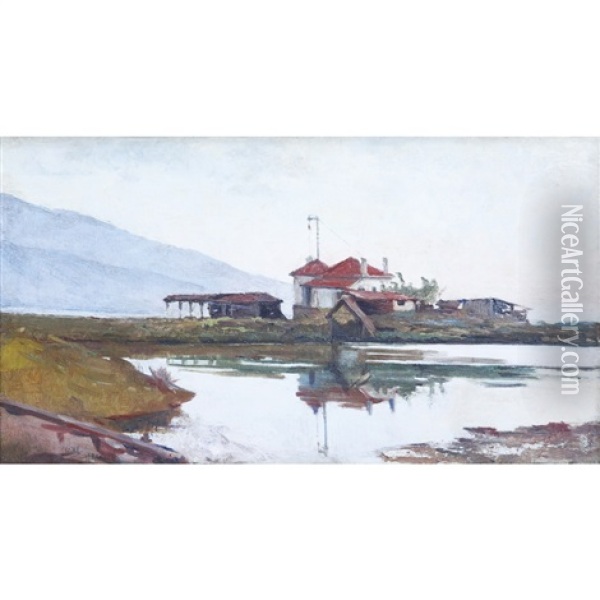 Dalyan Oil Painting - Halil Pasha