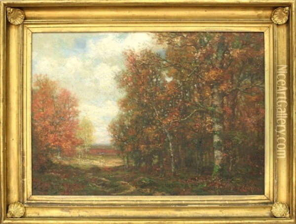 Fall Landscape Oil Painting - Richard Creifelds