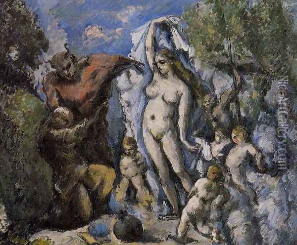 The Temptation Of Saint Anthony Oil Painting - Paul Cezanne