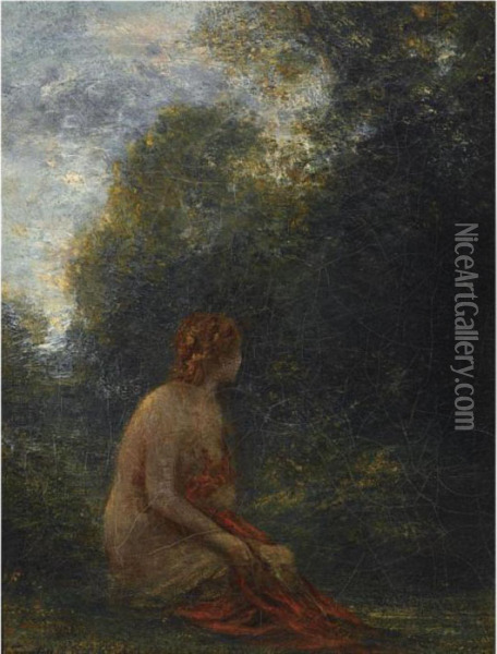 The Resting Nymph Oil Painting - Ignace Henri Jean Fantin-Latour