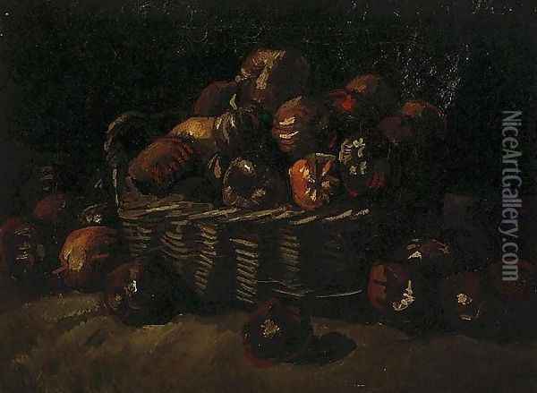 Basket Of Apples II Oil Painting - Vincent Van Gogh