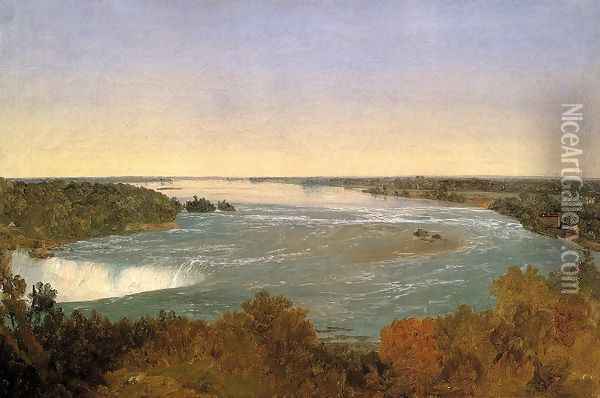 Niagara Falls and the Rapids Oil Painting - John Frederick Kensett