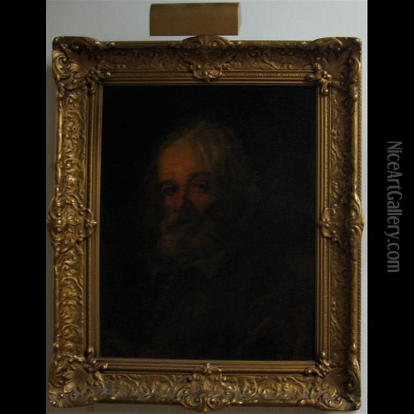 Portrait Of A Bearded Gentleman Oil Painting - F.A. Ciappa