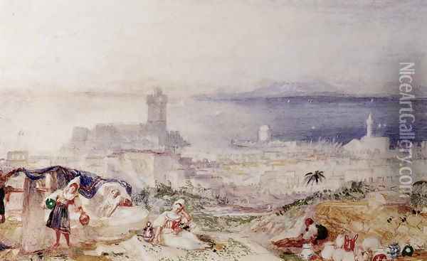 View of Rhodes Oil Painting - Joseph Mallord William Turner