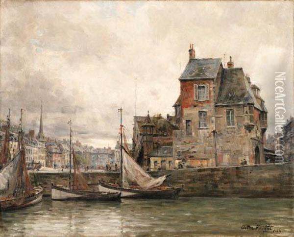 Honfleur, La Lieutenance Oil Painting - Louis Aston Knight