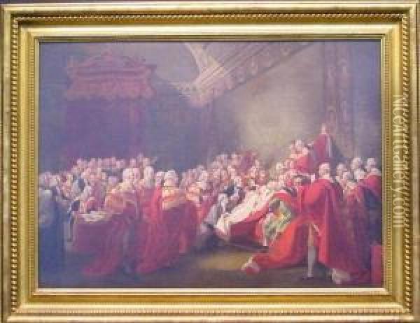 Death Of William Pitt The Elder, Earl Of Chatham Oil Painting - John Singleton Copley