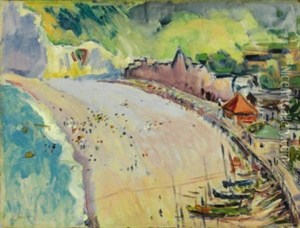 Biarritz, South Of France Oil Painting - Charles Demuth