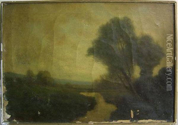 Canvaslandscape Oil Painting - Robert Crannell Minor