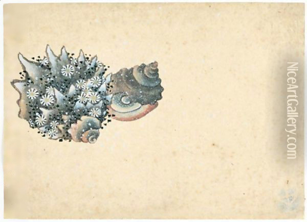Surimono Totsuka Oil Painting - Katsushika Hokusai