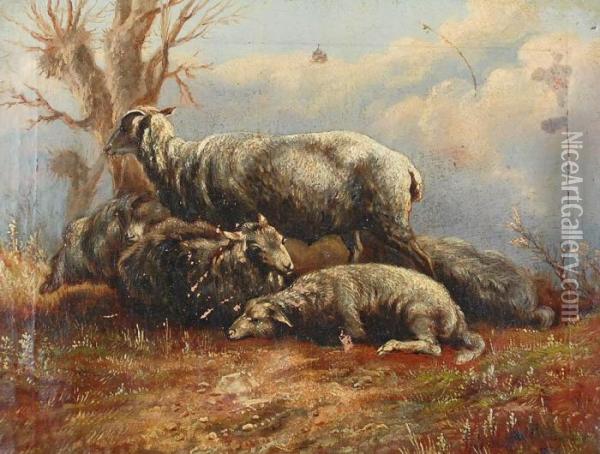 Owce Oil Painting - Rosa Bonheur
