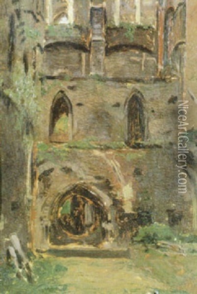 Ruines Van Villers-la-ville Oil Painting - Henri Evenepoel