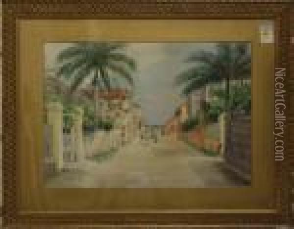 Carribbean Scene Oil Painting - Winslow Homer