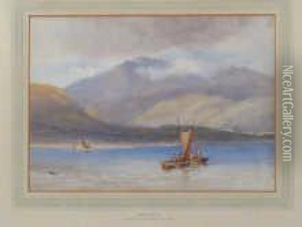 Loch Etire Oil Painting - David H. Mckewan