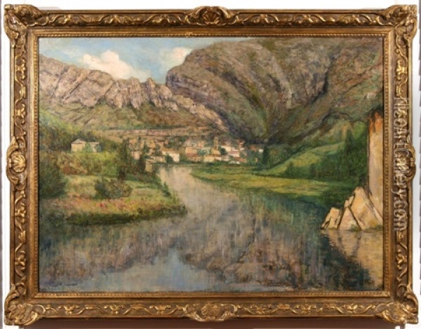 Port-en-royans, Isere Oil Painting - Charles Cottet