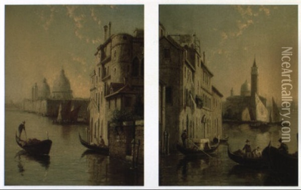 San Giorgio Maggiore, Venice Oil Painting - William Raymond Dommersen