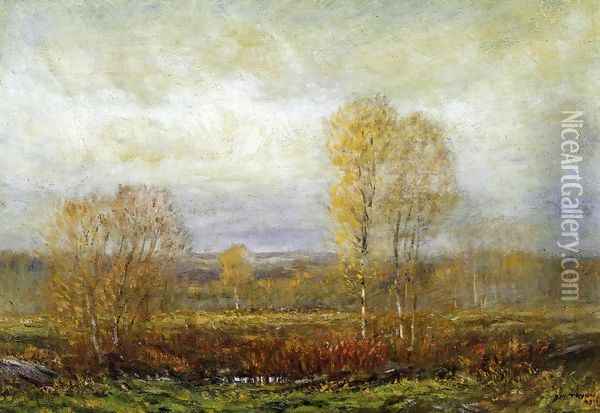 Autumn Day Oil Painting - Dwight William Tryon