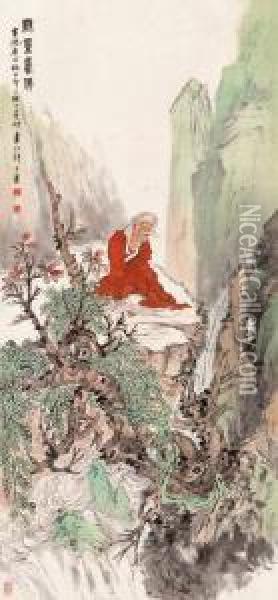 Buddha Oil Painting - Ni Tian