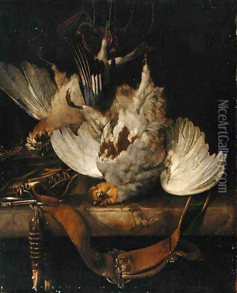The Bag 1679 Oil Painting - Willem Van Aelst