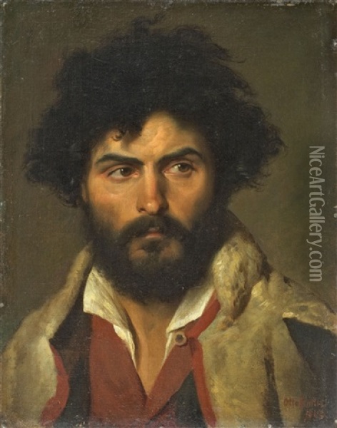 Bildnis Eines Italienischen Mannes Oil Painting - Otto Knille