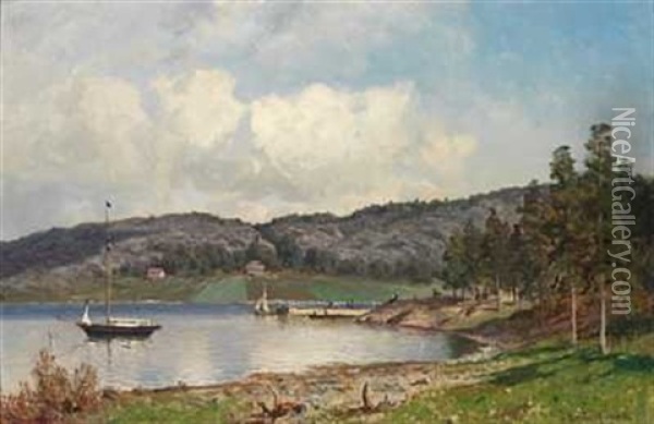 En Sommerdag Oil Painting - Morten Mueller