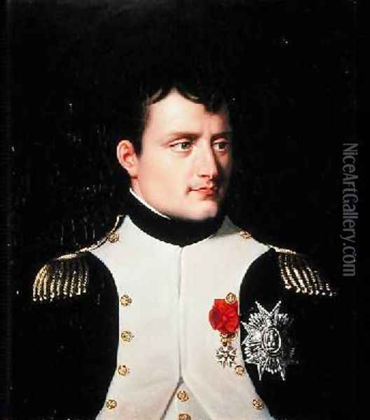 Portrait of Napoleon I Oil Painting - Robert-Jacques-Francois-Faust Lefevre