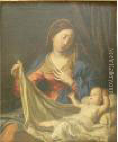 Vierge A L Enfant Oil Painting - Philippe de Champaigne