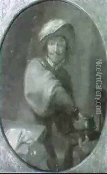 Bildnis Eines Offiziers Oil Painting - Willem Cornelisz Duyster